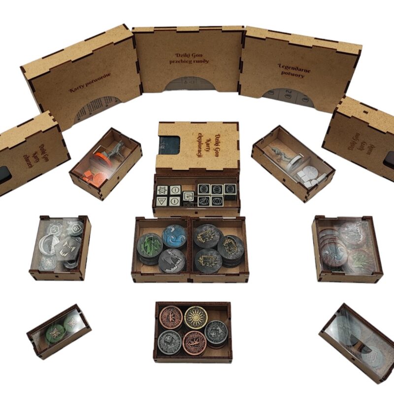 Insert do gry Wiedźmin: Stary Świat. 2 część (żetony + Dziki Gon + duże karty)