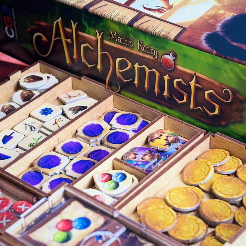 Insert do gry Alchemicy z dodatkiem Golem (Alchemists)