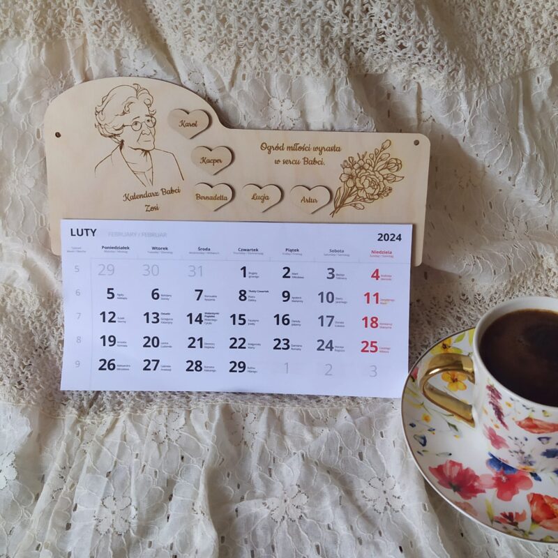Kalendarz dla Babci / Dziadka