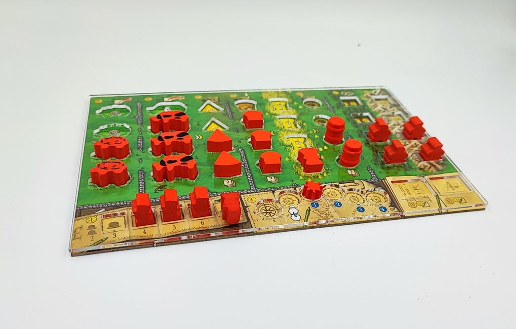 Nakładka / organizer na planszetkę do gry Klany Kaledonii (Clans of Caledonia) - obrazek 3