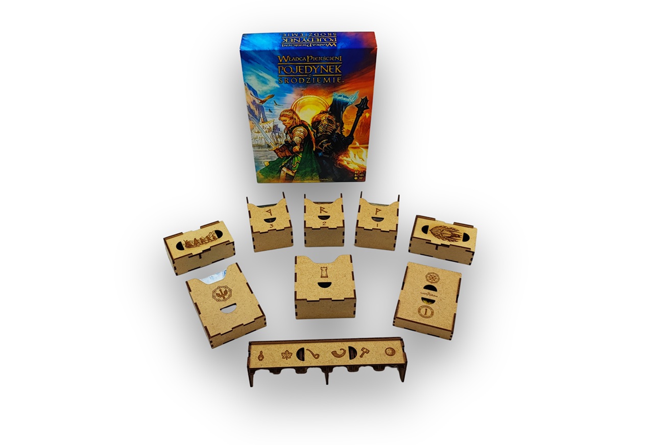 Insert do gry Władca Pierścieni Pojedynek o Śródziemie z dodatkiem Sojusznicy