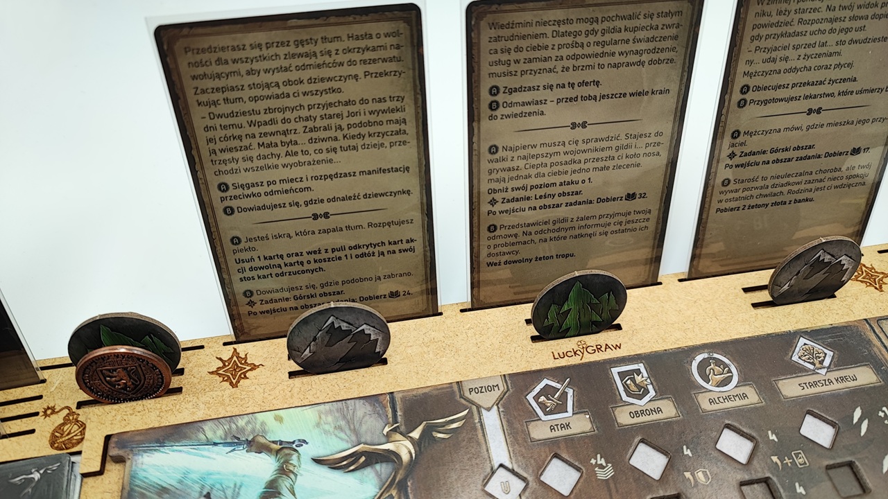 Planszetka do gry Wiedźmin Stary Świat (The Witcher Old World) - obrazek 4