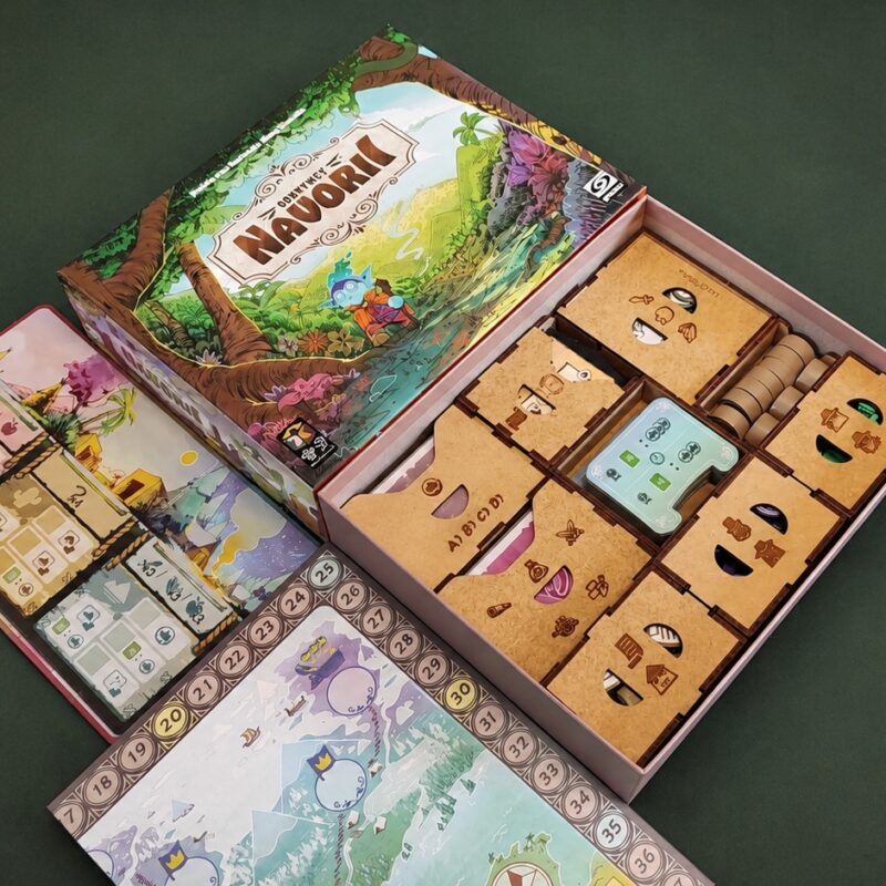 Insert do gry Odkrywcy Navorii z dodatkiem Zapomniane ziemie (Explorers of Navoria)